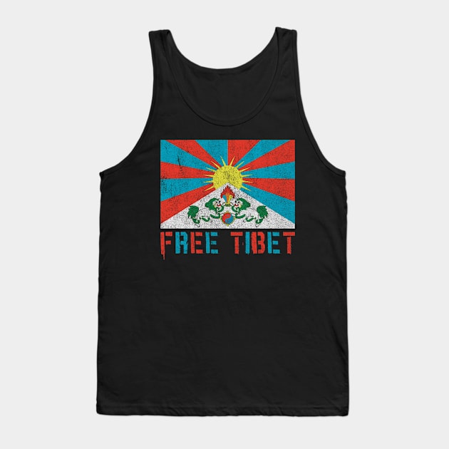 Free Tibet Tank Top by Flippin' Sweet Gear